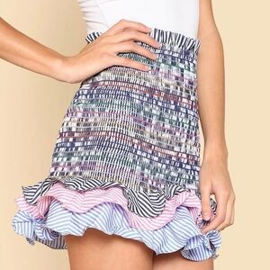 DO+BE Smocked Mini Skirt